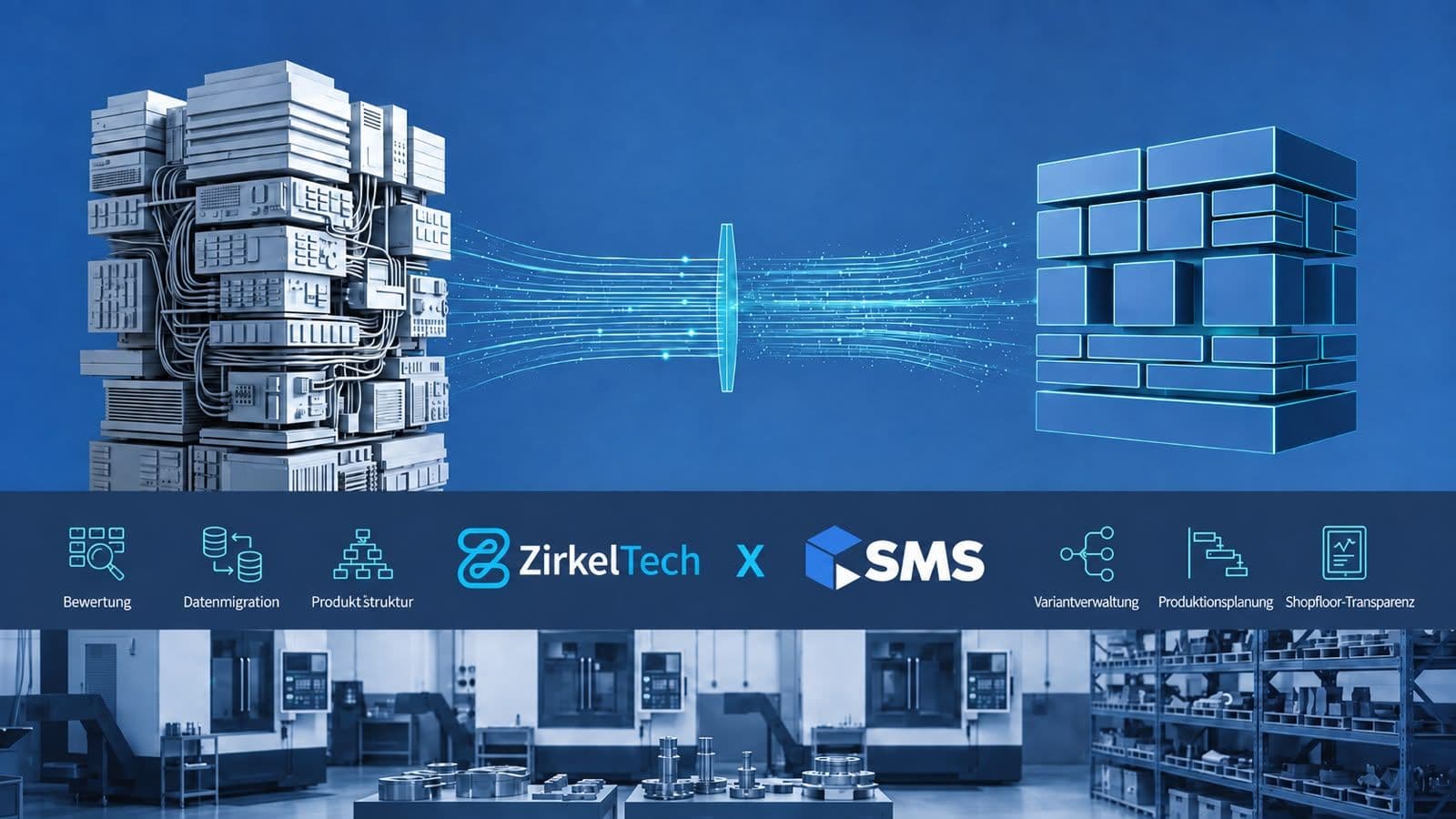 Zirkel Technologies und SMS ERP bringen das geordnete Rightsizing von SAP-Landschaften in den industriellen Mittelstand
